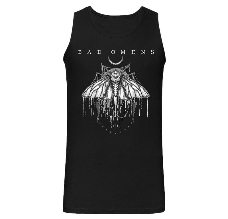 5063609385386 - Moth Tank-Top schwarz in L