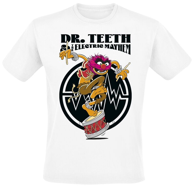 5063609392643 - - Animal T-Shirt weiß in XL