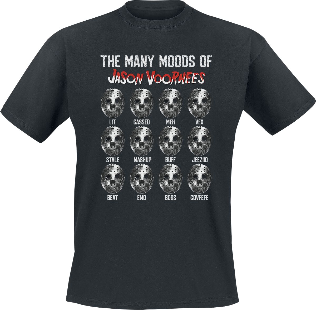 5063609549436 - Many Woods Of Jason Voorhees T-Shirt schwarz in XL