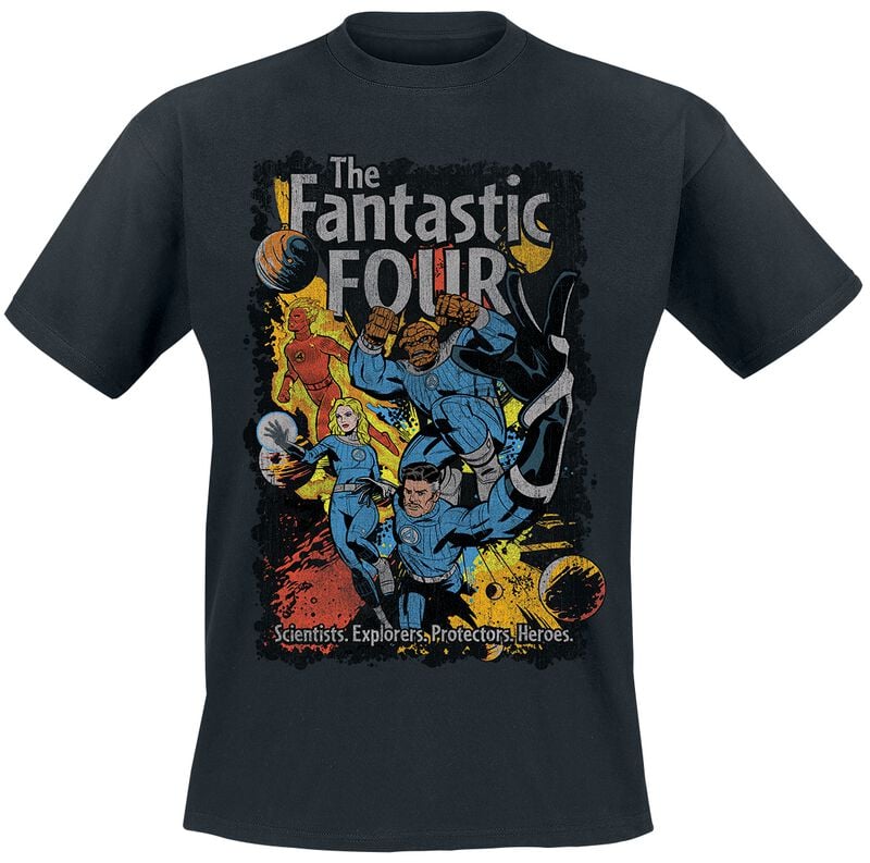 5063609549924 - Scientists Explorers Protectors Heroes T-Shirt schwarz in XXL 5063609549924 - Scientists Explorers Protectors Heroes T-Shirt schwarz in XXL