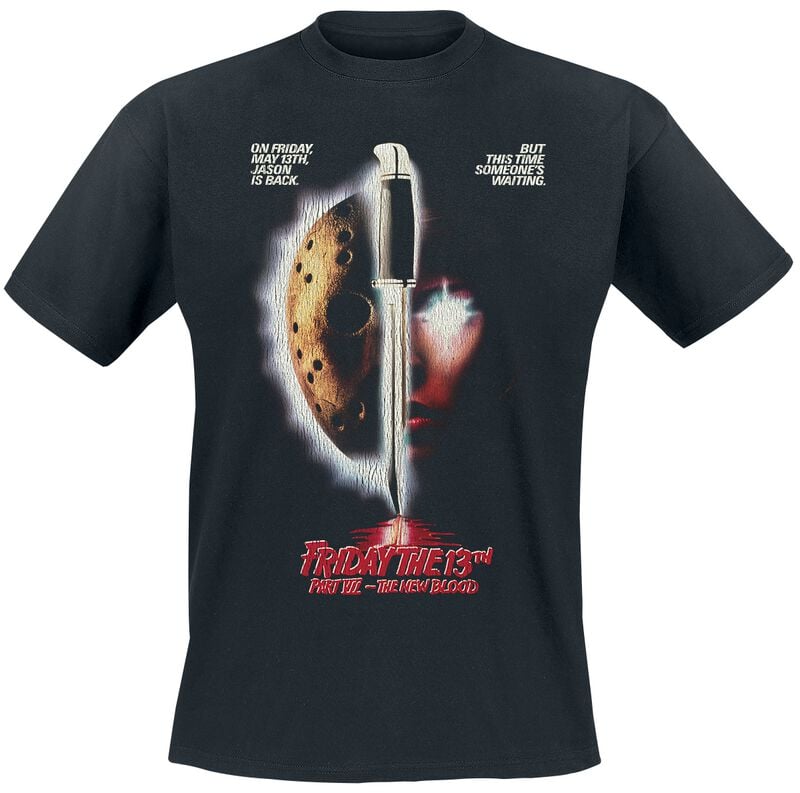 5063609569489 - Friday 13th New Blood T-Shirt schwarz in XL