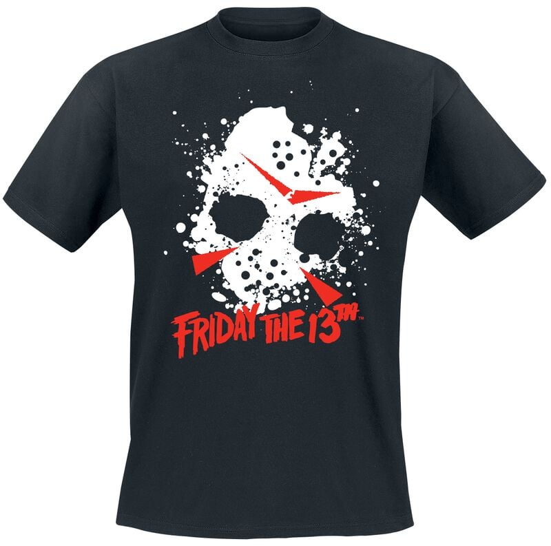 5063609719839 - Friday 13th Jason Splat T-Shirt schwarz in M