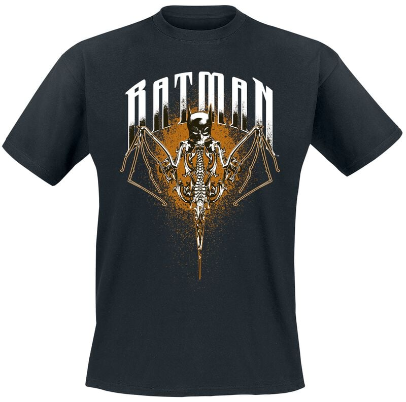 5063609720118 - Skeleton Bat T-Shirt schwarz in 3XL