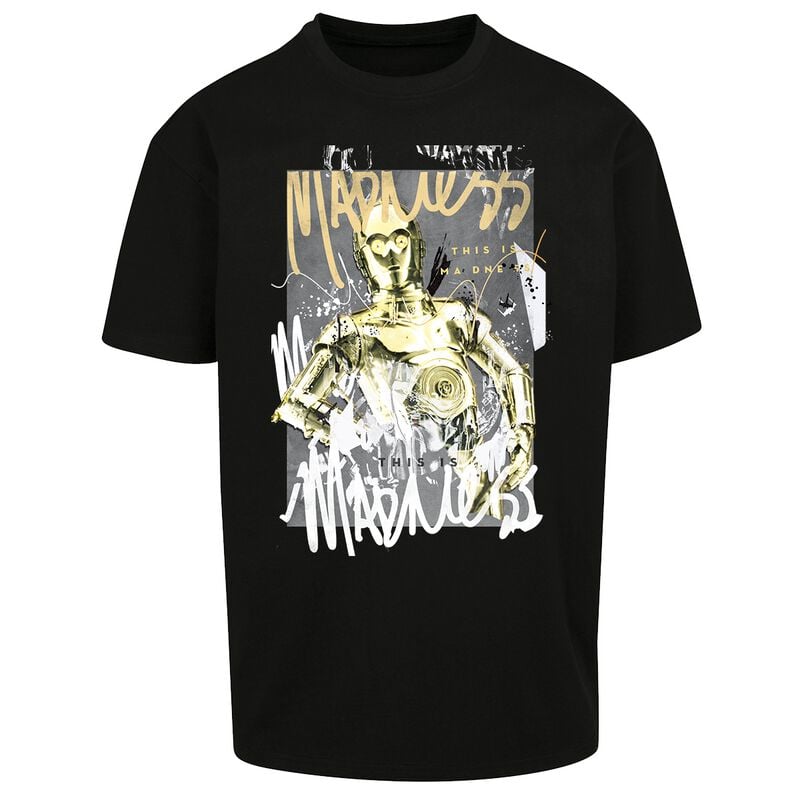5063609720996 - C3PO - This Is Madness Oversize T-Shirt schwarz in L 5063609720996 - C3PO - This Is Madness Oversize T-Shirt schwarz in L