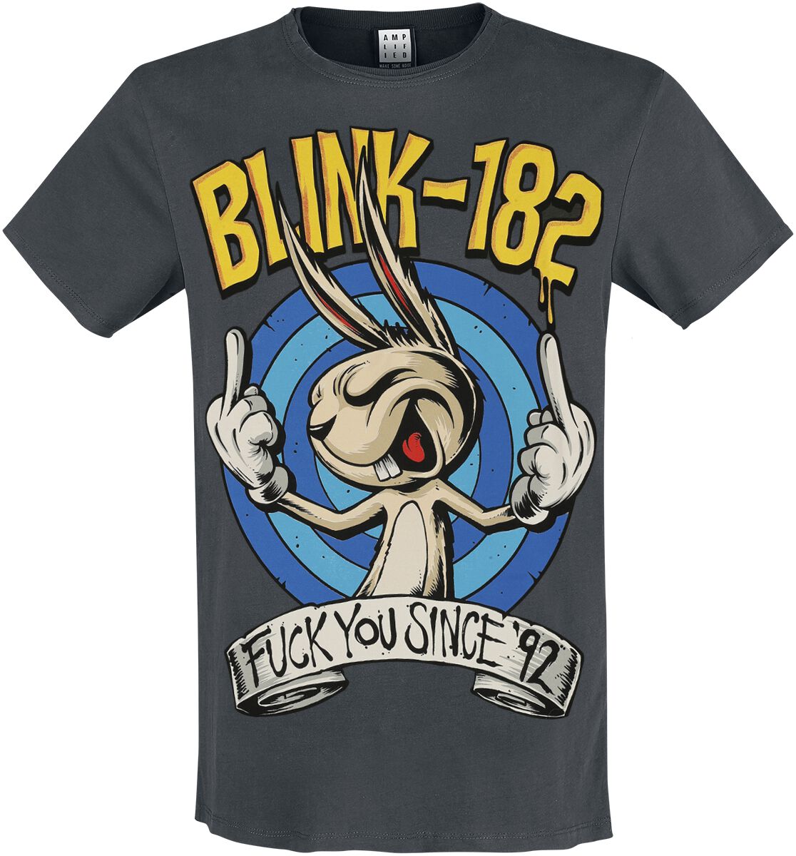 5063666024211 - Amplified Collection - F you Since 92 T-Shirt charcoal in M 5063666024211 - Amplified Collection - F you Since 92 T-Shirt charcoal in M