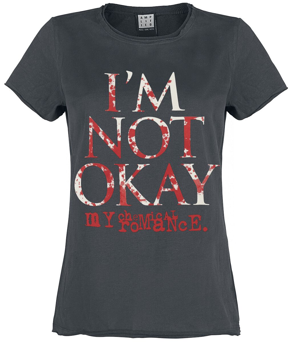 5063666024457 - Amplified Collection - Im Not Okay T-Shirt charcoal in M 5063666024457 - Amplified Collection - Im Not Okay T-Shirt charcoal in M