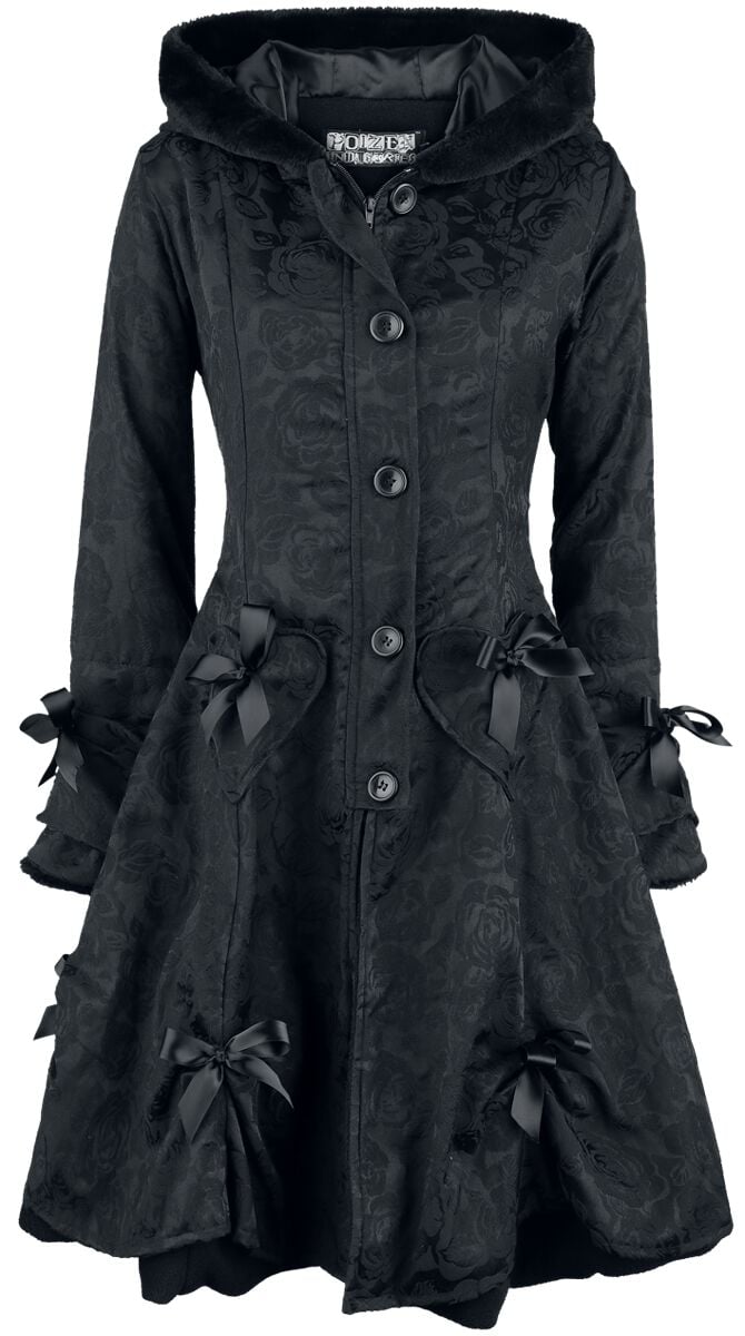 5081944323511 - Alice Rose Coat Wintermantel schwarz in L 5081944323511 - Alice Rose Coat Wintermantel schwarz in L