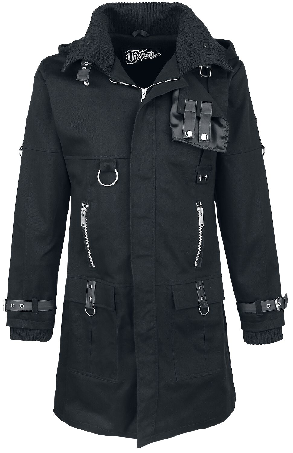 5081944357400 - Eclusion Coat Mantel schwarz in XL 5081944357400 - Eclusion Coat Mantel schwarz in XL