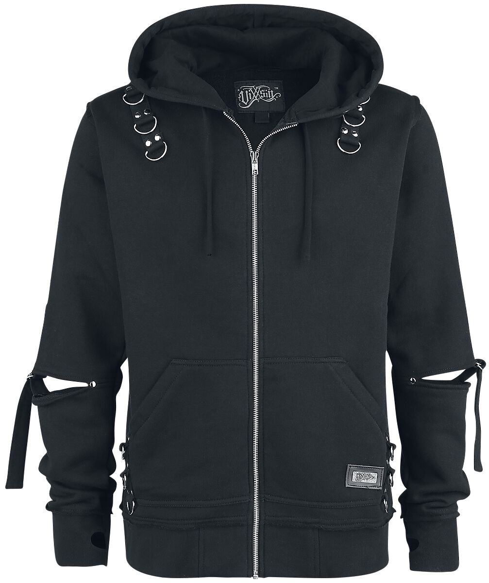 5081944370461 - Rhain Hood Kapuzenjacke schwarz in XXL