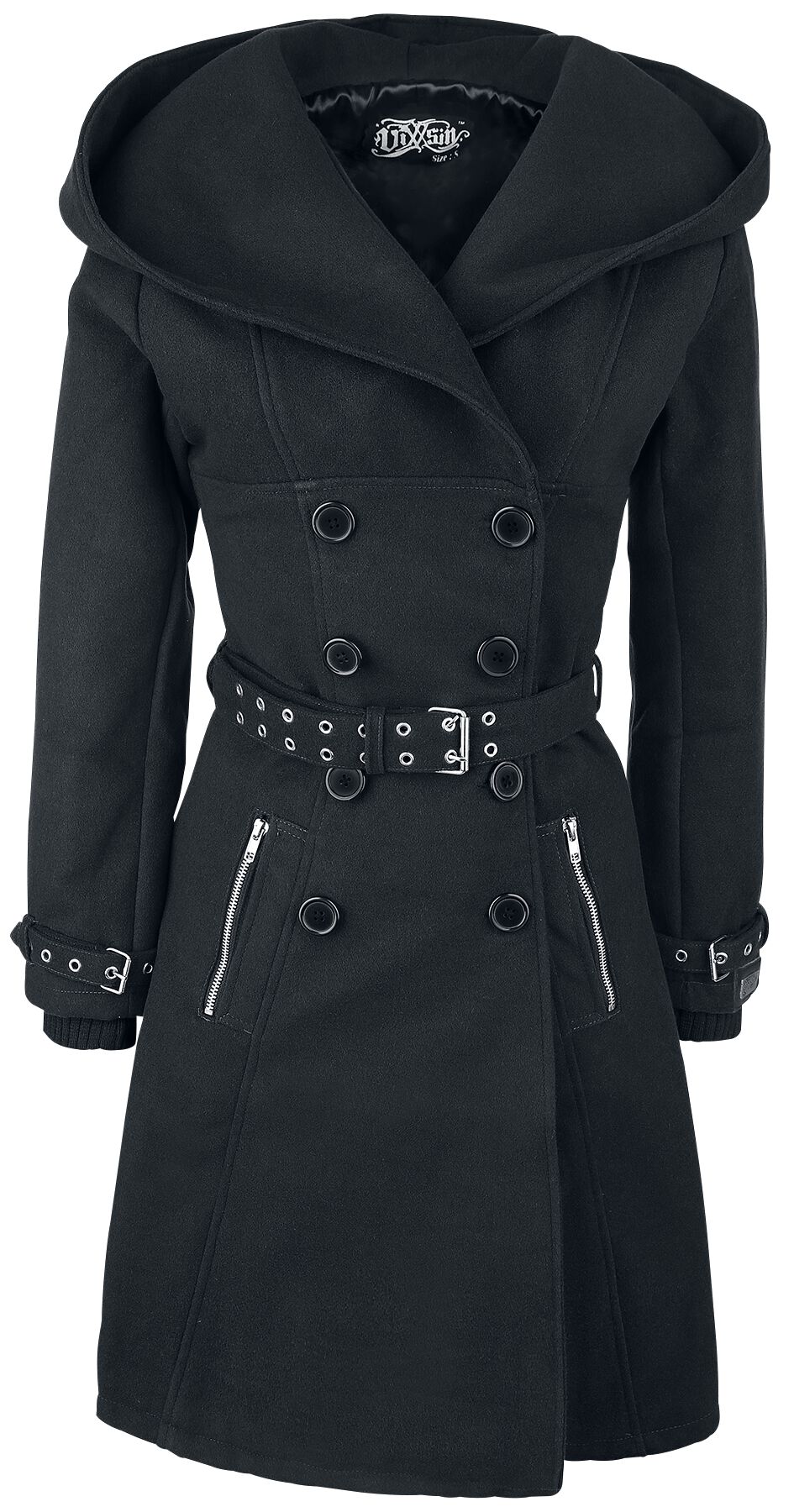 5081944376593 - Decay Coat Wintermantel schwarz in 5XL 5081944376593 - Decay Coat Wintermantel schwarz in 5XL