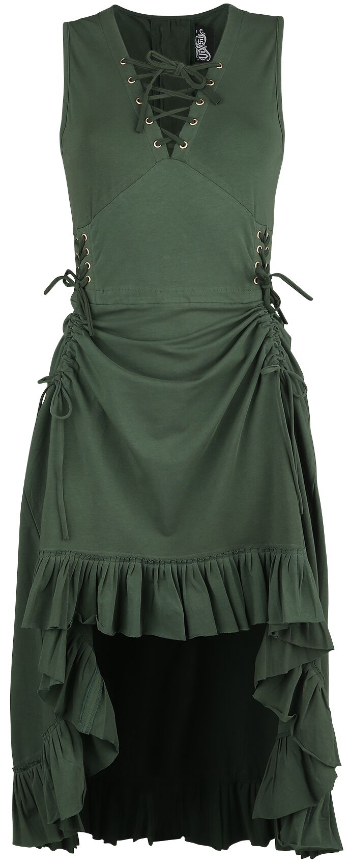 5081944459722 - Soleil Dress Kurzes Kleid grün in M