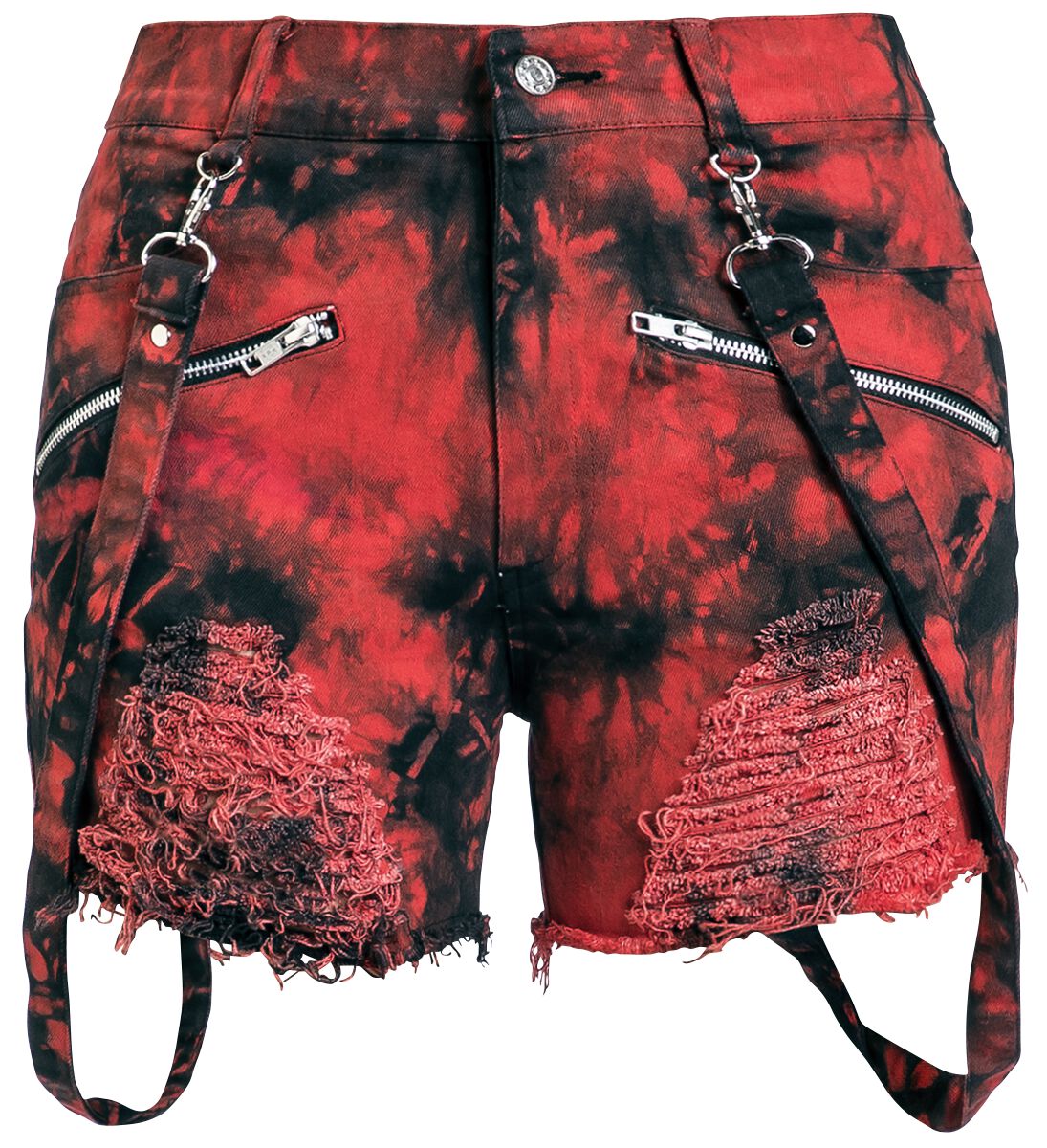 5081944482775 - Demelza Shorts Short schwarz rot in 28 5081944482775 - Demelza Shorts Short schwarz rot in 28