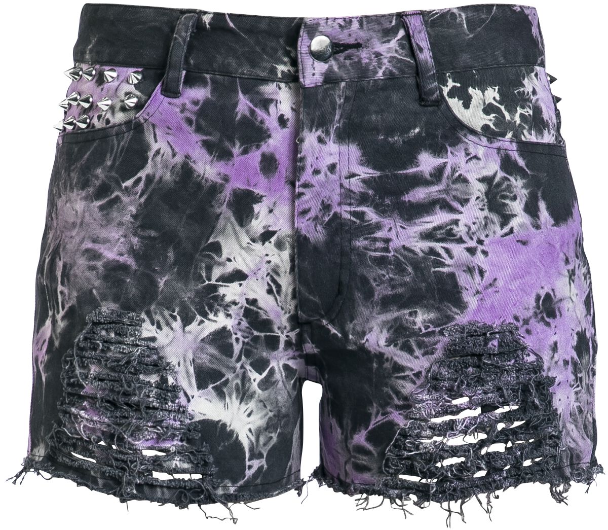 5081944483031 - Gaia Shorts Short lila schwarz in 36 5081944483031 - Gaia Shorts Short lila schwarz in 36