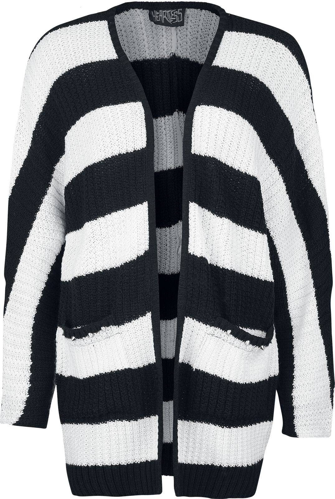 5081944494112 - In A Daze Cardigan Cardigan schwarz weiß in S