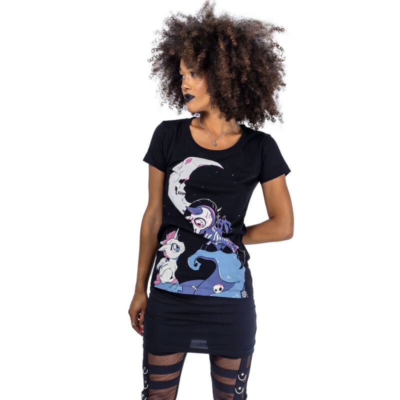 5081944501094 - Under The Moon T-Shirt T-Shirt schwarz in S