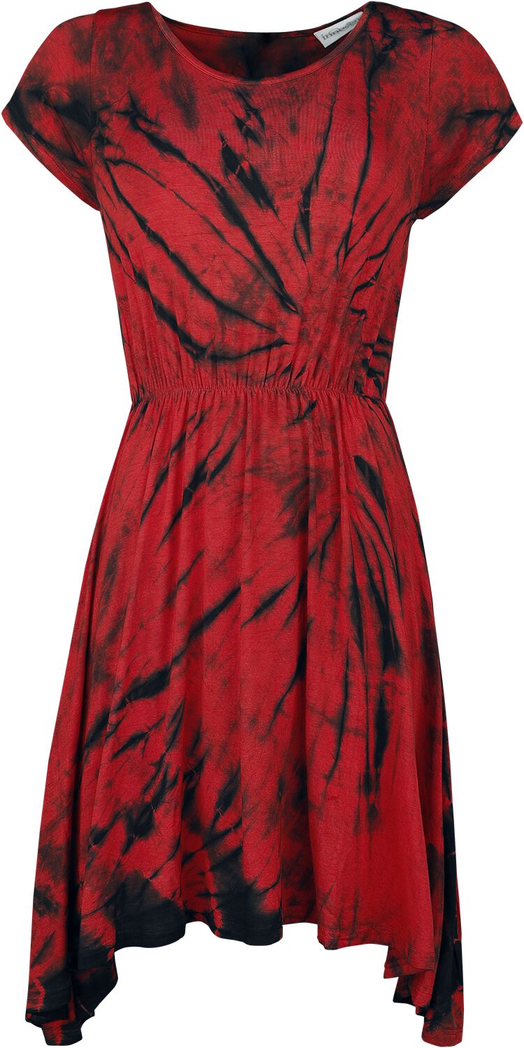 5081944504590 - Innocent Erato Dress Kurzes Kleid rot schwarz in XXL 5081944504590 - Innocent Erato Dress Kurzes Kleid rot schwarz in XXL