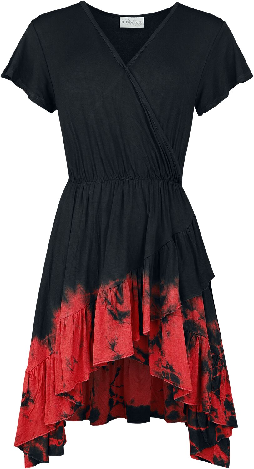 5081944504873 - Innocent Megaera Dress Kurzes Kleid schwarz rot in S 5081944504873 - Innocent Megaera Dress Kurzes Kleid schwarz rot in S