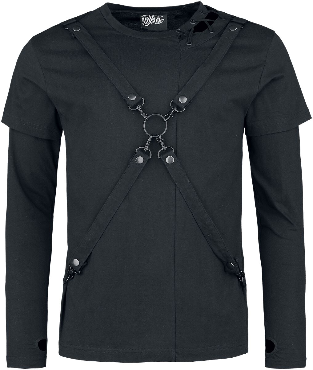 5081944514520 - Cobain Top Langarmshirt schwarz in M