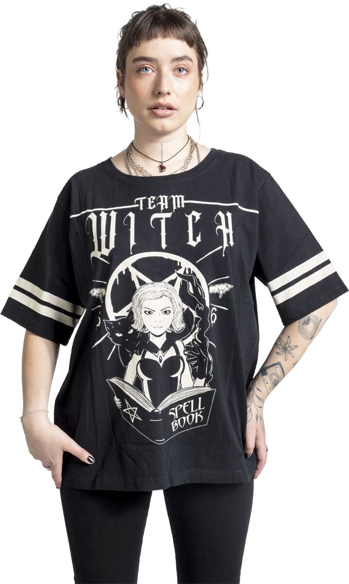 5081944515961 - Team Witch Top T-Shirt schwarz in L