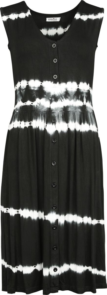 5081944520392 - Innocent Ione Dress Kurzes Kleid schwarz weiß in M