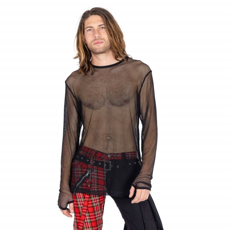 5081944538373 - KREED TOP MENS BLACK Langarmshirt schwarz in XXL