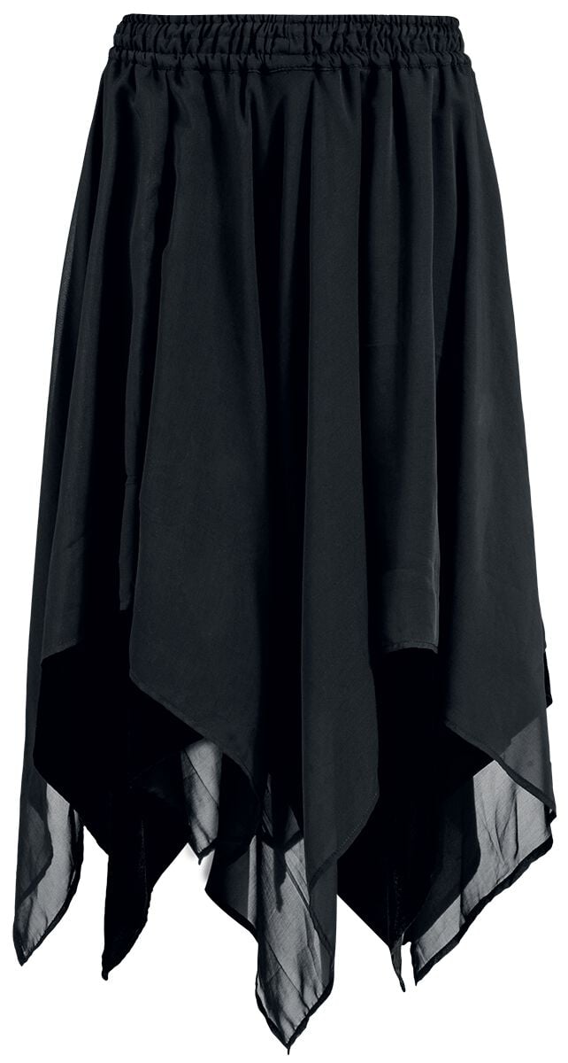 5081944546453 - Innocent Oceane Skirt Mittellanger Rock schwarz in S