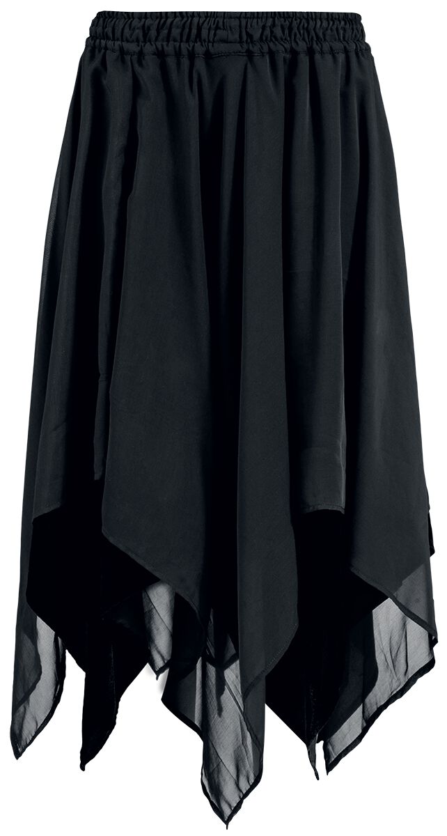 5081944547436 - Innocent Oceane Skirt Mittellanger Rock schwarz in XS