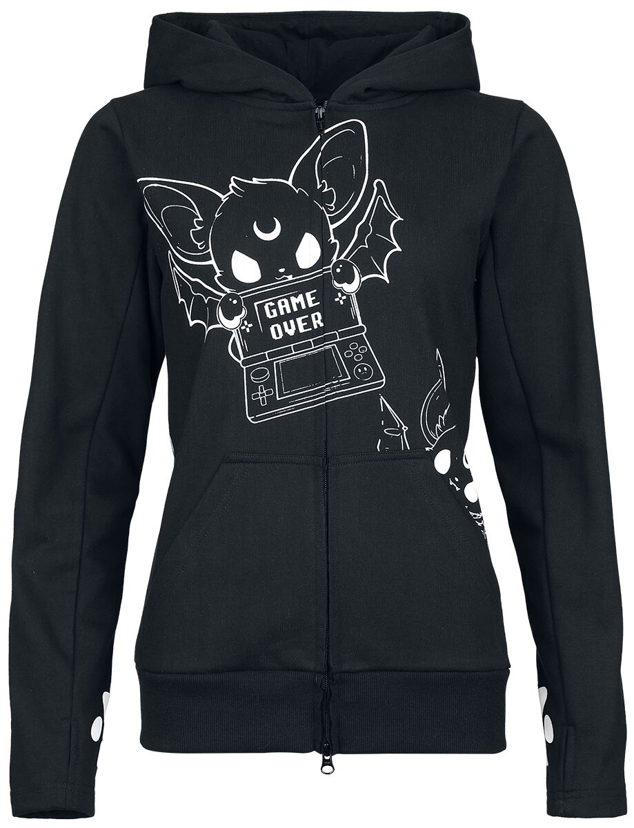 5081944548846 - Game Over Hood Kapuzenjacke schwarz in XL 5081944548846 - Game Over Hood Kapuzenjacke schwarz in XL