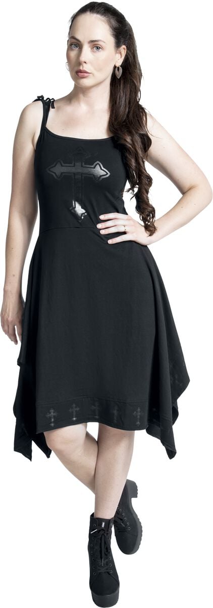 5081944562484 - Severine Dress Mittellanges Kleid schwarz in M 5081944562484 - Severine Dress Mittellanges Kleid schwarz in M