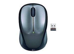 5099206027176 - Kabellose Ergonomische Optische Optische Maus M235 Für Rechts- und Linkshänder Mit USB-A Nano Receiver Grau Schwarz