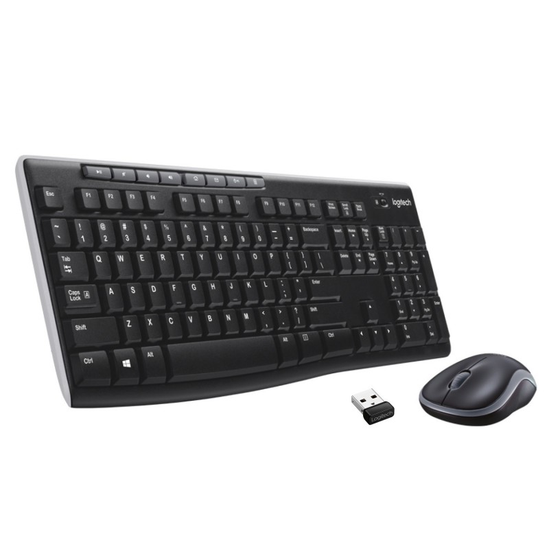 5099206039155 - MK270 Wireless Combo - keyboard and mouse set - US International   Dutch (Qwerty) - Tastatur & Maus Set - Niederländisch Englisch - Schwarz