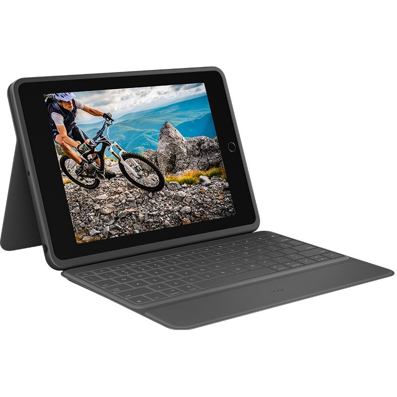 5099206087538 - RUGGED FOLIO Tablet-Tastatur schwarz geeignet für Apple iPad 7 Gen (2019) Apple iPad 8 Gen (2020) Apple iPad 9 Gen (2021) Apple iPad 10 Gen (2022)