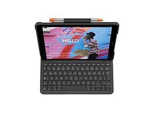 5099206088313 - Logitech Niederlande NL Logitech Slim Folio iPad (567th) Air (3th) US Layout 920-009480