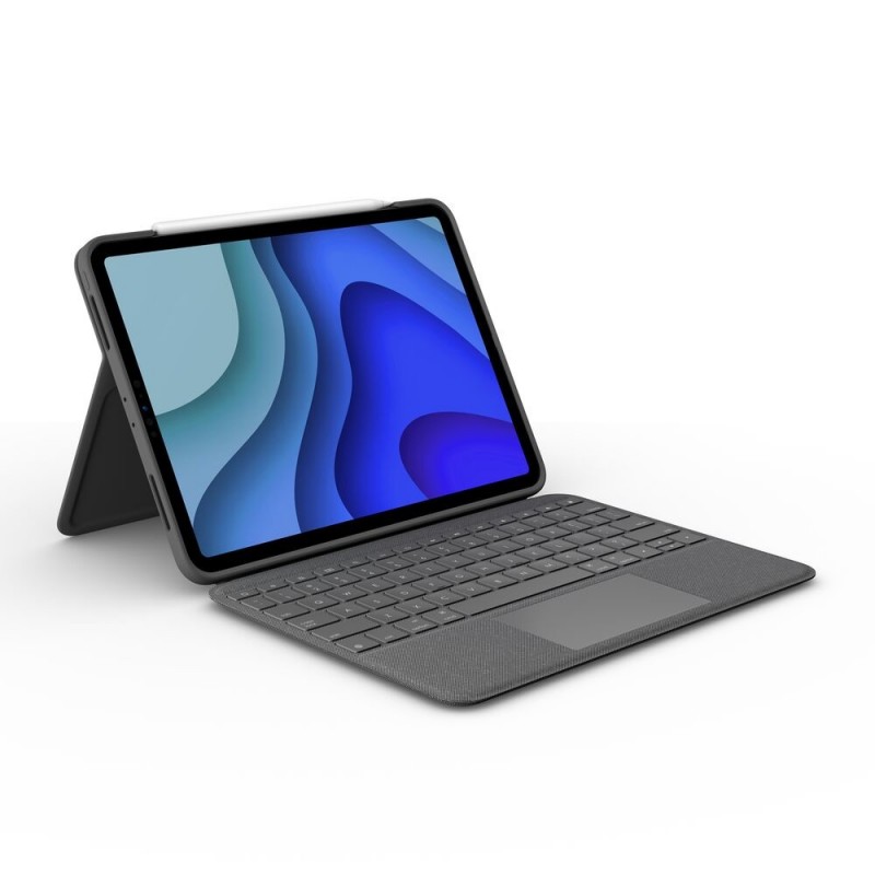 5099206091139 - Folio Touch - Tastatur und Foliohülle - mit Trackpad - hinterleuchtet - Apple Smart connector - QWERTZ - Deutsch - Graphite - für Apple 2790cm (11) iPad Pro (1 Generation 2 Generation) (920-009745)