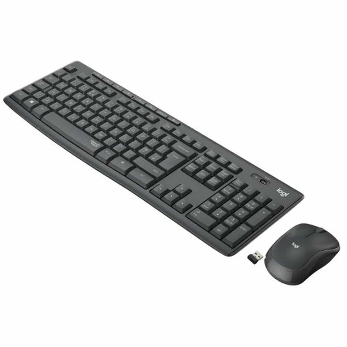 5099206092402 - MK295 Silent - keyboard and mouse set - Italian - graphite - Tastatur & Maus Set - Italienisch - Schwarz