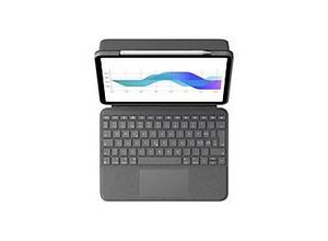 5099206093478 - Folio Touch - Tastatur und Foliohülle - mit Trackpad - hinterleuchtet - Apple Smart connector - QWERTZ - Schweiz - Oxford Gray - für Apple 109 iPad Air (4 Generation) - Sonderposten