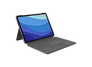 5099206095250 - Combo Touch - Tastatur und Foliohülle - mit Trackpad - hintergrundbeleuchtet - Apple Smart connector - QWERTY - Spanisch - Oxford Gray - für Apple 2790cm (11) iPad Pro (1 Generation 2 Generation 3 Generation) - Sonderposten