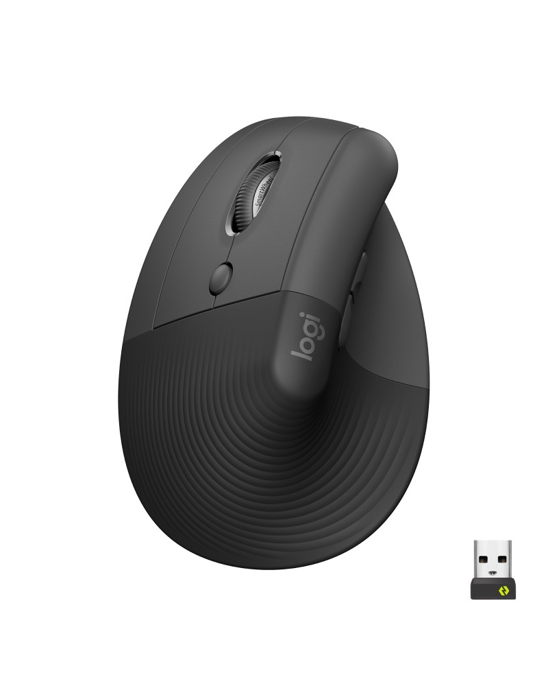 5099206099807 - Lift Left Vertical Ergonomic Mouse Kabellose ergonomische Maus Bluetooth® Funk Optisch Graphite 6 Tasten 4000 dpi Ergonomisch