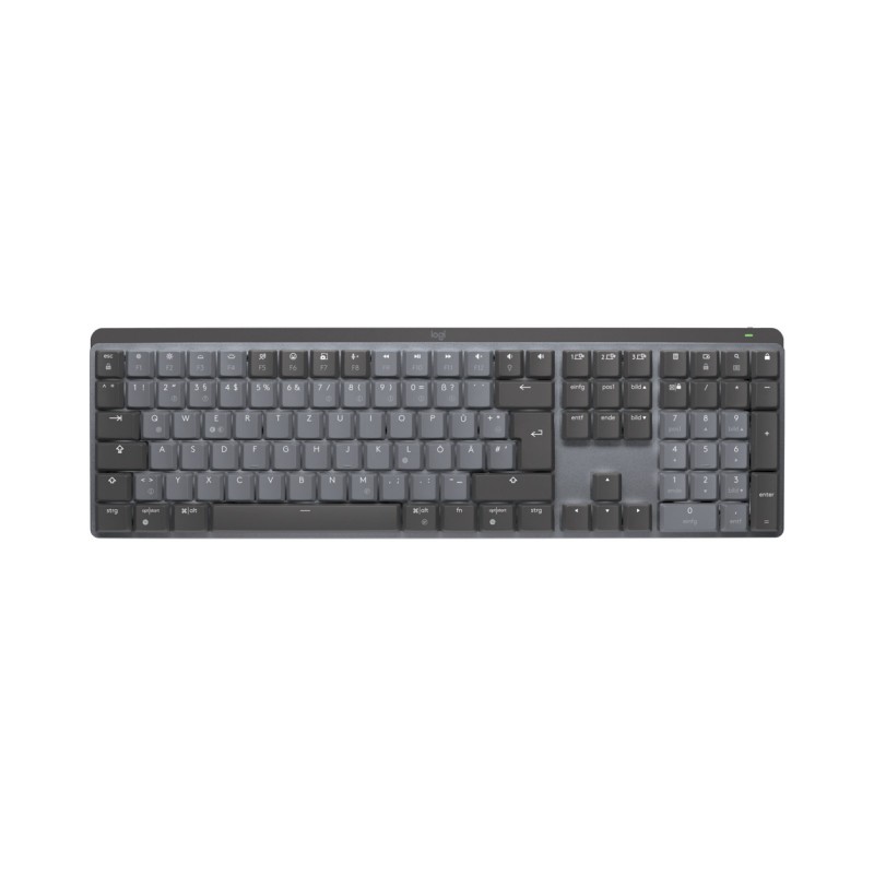 5099206103016 - MX Mechanical (Tacticle Quiet) Bluetooth® Funk Tastatur Deutsch QWERTZ Windows® Graphit Abnehmbares Kabel Beleuchtet Wiederaufladbar