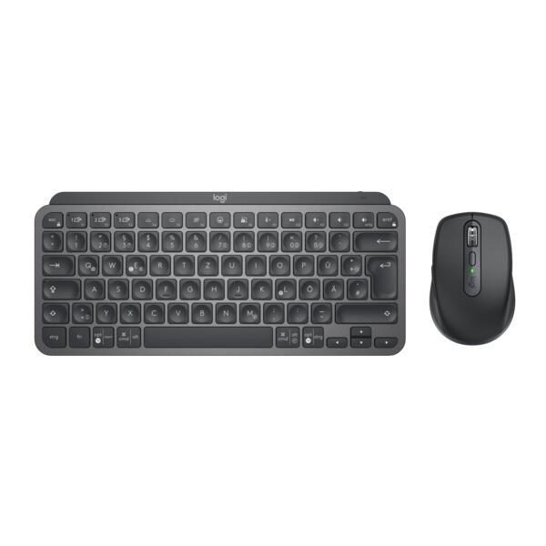 5099206103962 - MX Keys Mini Combo for Business - Tastatur-und-Maus-Set - hinterleuchtet - kabellos - 24 GHz Bluetooth LE - QWERTZ