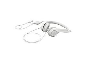 5099206107304 - H390 Computer On Ear Headset kabelgebunden Stereo Grauweiß Mikrofon-Rauschunterdrückung Headset Lautstärkeregelung Mikrofon-Stummschaltung