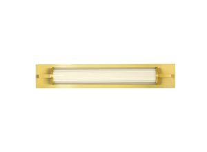 5201769086884 - LED-Wandlampe Frida Glas weiß gold röhrenförmig