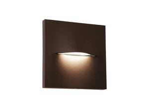 5201769112040 - LED-Außenwandleuchte Vita rostbraun 14 x 14 cm