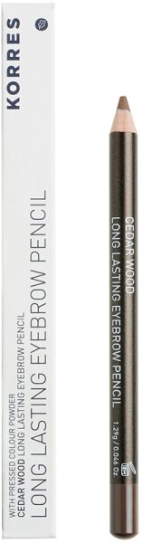 5203069013508 - KORRES Eyebrow Cedar Eyebrow Pencil - No 1 Dark Shade Augenbrauenstift