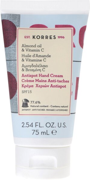 5203069044991 - KORRES Almond Oil & Vitamin C Anti-Spot Spf 15 Handcreme 5203069044991 - KORRES Almond Oil & Vitamin C Anti-Spot Spf 15 Handcreme