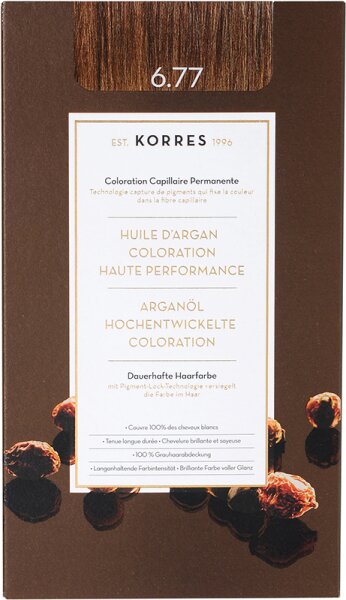 5203069054693 - KORRES Arganöl Hochentwickelte Coloration 677 Dunkelblond Mocha Intensiv