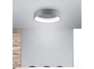 5212017400994 - Nova Luce - led Deckenleuchte Rando in Grau 42W 2520lm - grey