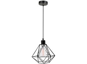 5212017402349 - Nova Luce - Pietra Pendellampe ø 26cm Metall - Schwarz oder Kupfer Roségold