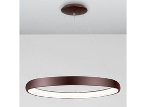 5212017414892 - Nova Luce LED Pendelleuchte Albi in Kaffee Braun 80W 4000lm - brown