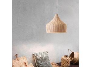 5212017416711 - Nova Luce - Mia Pendelleuchte Natur Rattan ø 385cm - Holzfarben